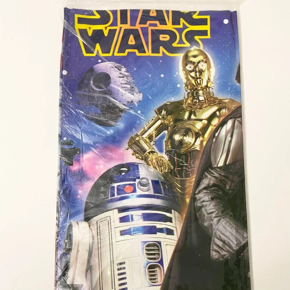 Star Wars Plastic Table Cover Lucasfilm Birthday Party Decoration - Picture 11 of 11